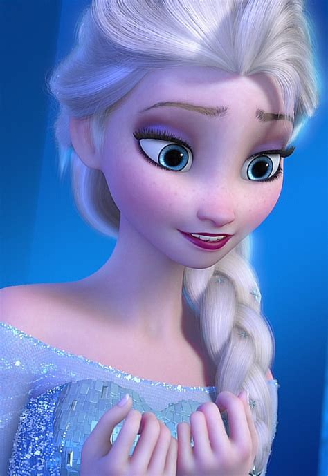 elsa frozen smile